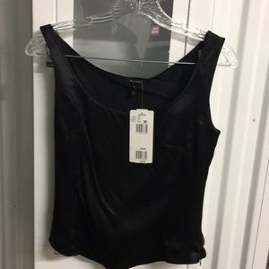 Escada black silk camisole